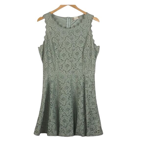 Altar'd State Dresses & Skirts - Altar’d State Sage Lace Sleeveless Dress S